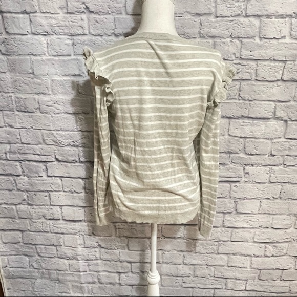 J.Crew Factory Ruffle-Shoulder Sweater - Picture 3 of 6